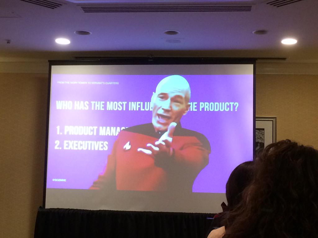jameyjeff's tweet image. Product managers and executives have the most influence on the product - why not users? @Totango #CSSummit15