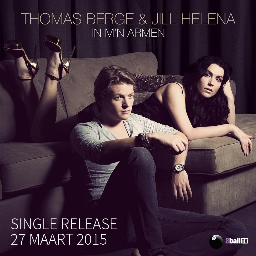 JillHelena's tweet photo. Aanstaande vrijdag is het zover! De nieuwe single #InMijnArmen met @Thomasbergetwit ! Preview http://t.co/90Jychxd8G http://t.co/F1cKnNPRaT