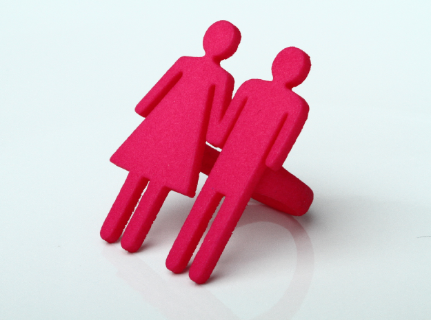 AnythingRing's tweet image. All over the world, just feet apart, never able to touch; Mrs&amp;amp;Mr Toilet Sign. Help them to get together! @shapeways