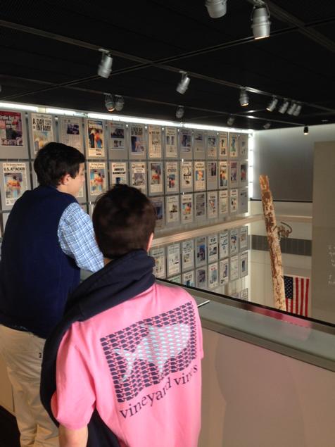 WestonDC2014's tweet photo. Looking at the 9/11 exhibit in the Newseum http://t.co/noki0FtYk2