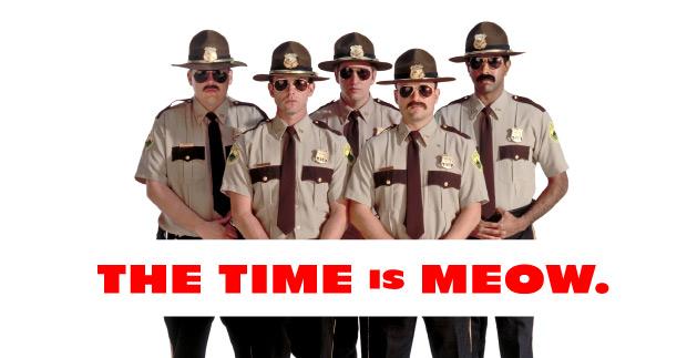 GameZoneOnline's tweet photo. .@brokenlizard needs your help 'right meow' to make #SuperTroopers2!!! http://t.co/OObQevdhHu http://t.co/yabVIVAaro
