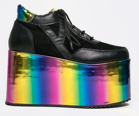 PrincessProds99's tweet image. Totally in love with these YRU Rainbow Flatform-  amazon.com/gp/product/B00… &amp;lt;3_&amp;lt;3