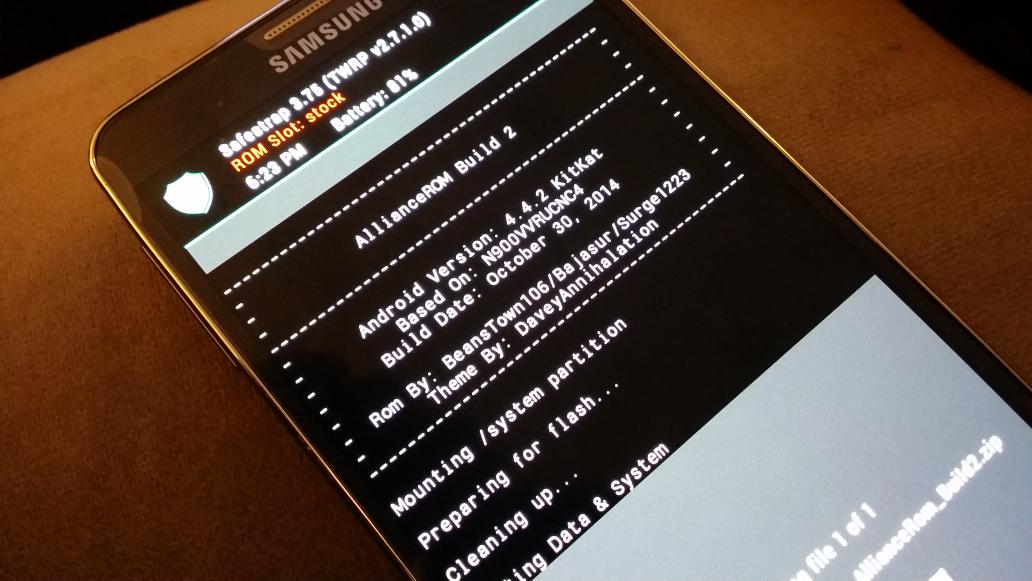 lordkayoss's tweet photo. Another one has been set free. #Note3 #DroidLife #AllianceROM http://t.co/6yPw9HentF