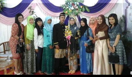 Amel_dwin's tweet image. Wedding my friend,,,#Agustine