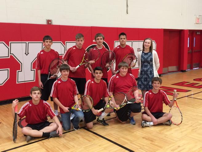 OHSActivities's tweet image. OHS tennis photo op.