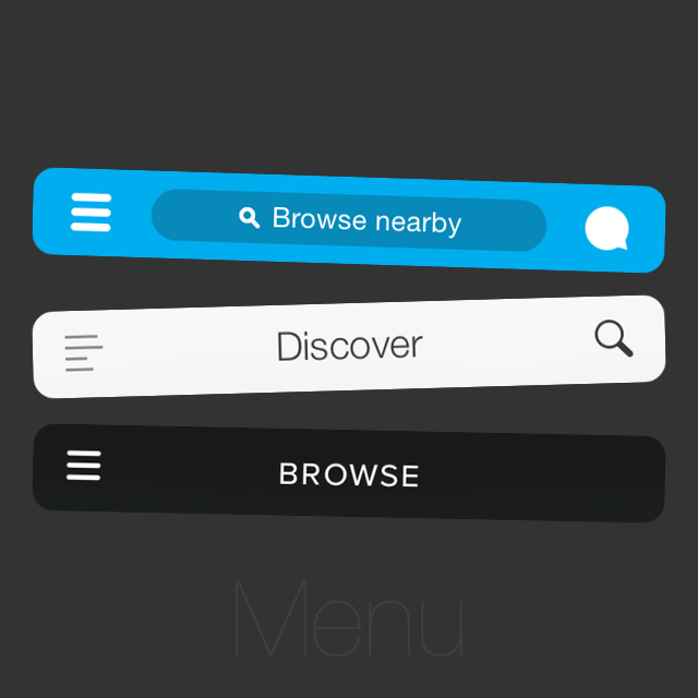 santhos_nl's tweet photo. Why and How to Avoid Hamburger Menus: http://t.co/MQVQZUrNcz http://t.co/WZRgHiRt8Q