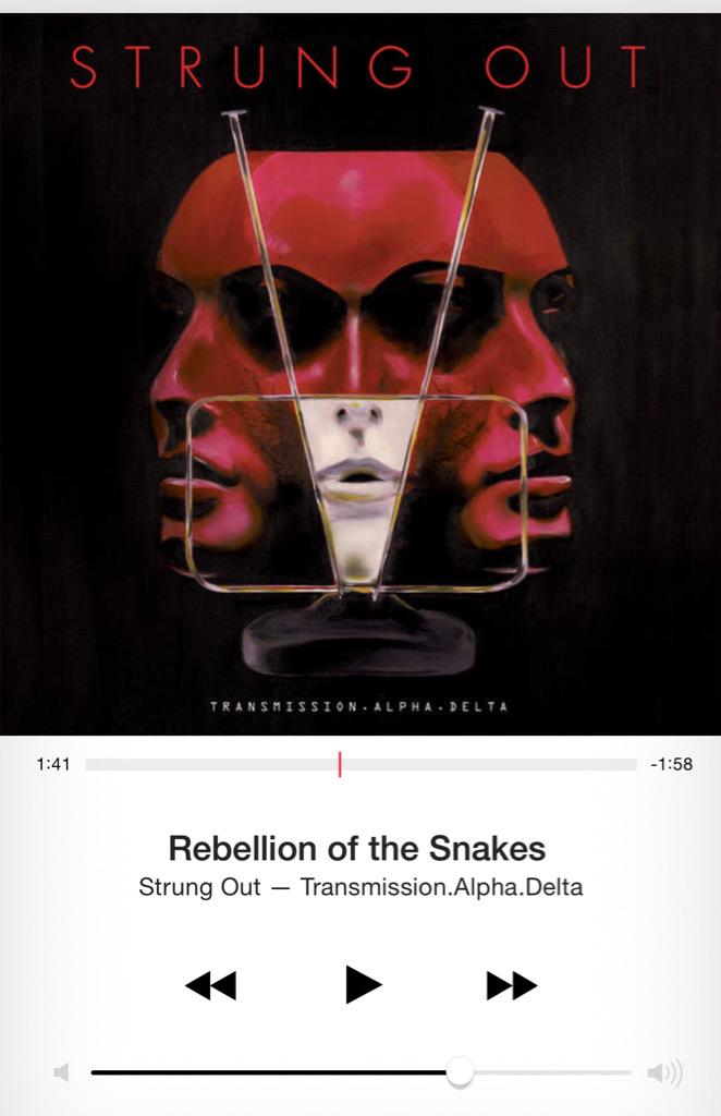 larrybmullins's tweet photo. Rockin out to the new @StrungOut record #TransmissionAlphaDelta FUCKING AMAZING!! http://t.co/XLmKiqjt3i