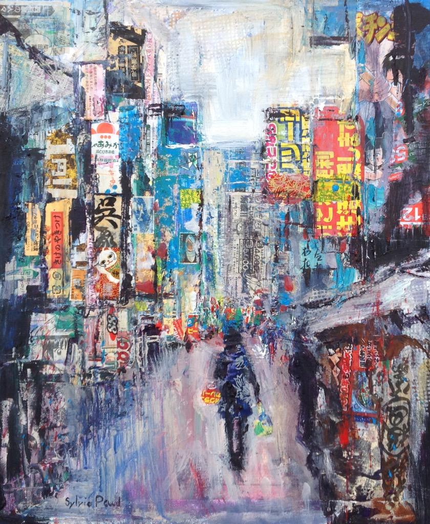 sylviapaulart's tweet photo. http://t.co/0fTyQuyCss see how did this #painting collage from start to finish. #BigArtBoost http://t.co/jV6x0gxU0A