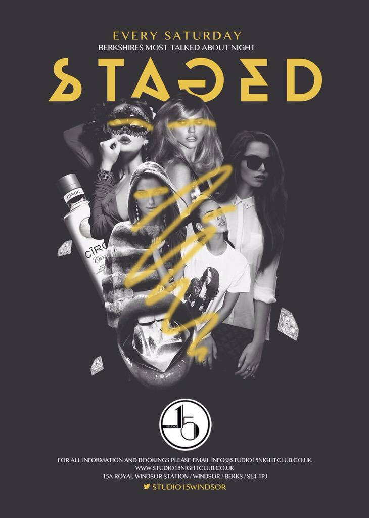 Studio15VIP's tweet image. #Staged Saturdays @Studio15windsor! VIP Table bookings 07827275264 🎉🍹