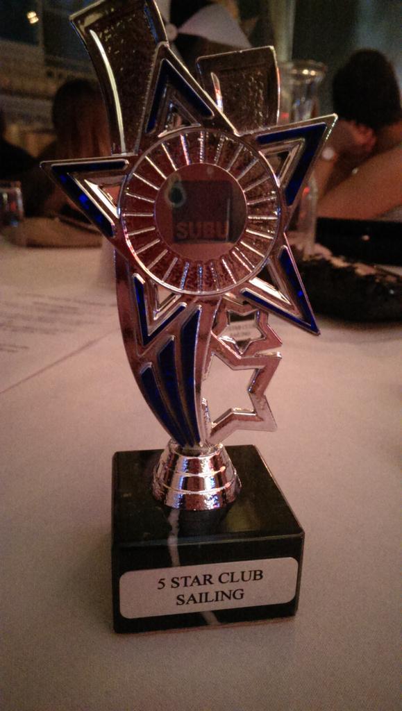 _AbiSimpson's tweet photo. @SailingBU well done guys! We are now officially a 5* club :) @SUBUBournemouth http://t.co/Bi84nueR9Z