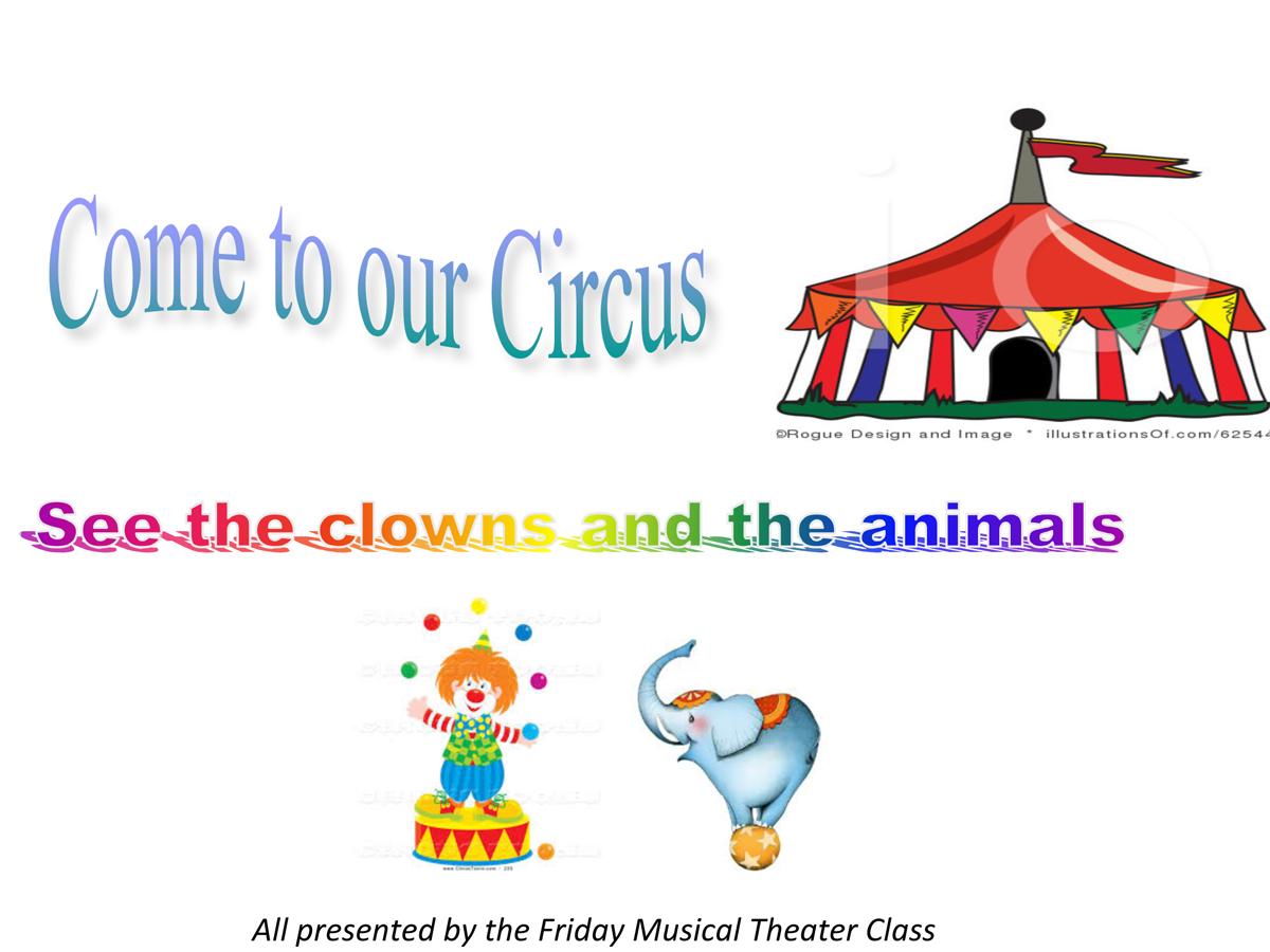 Kids Music Theatre Share Day-Fri 3/27 @ 3:40; Come see what the kids have mastered this session!