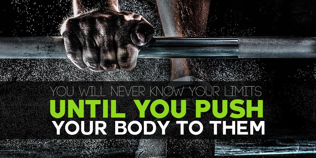 LoveHateBurpees's tweet photo. "You will never know your limits until you push your body to them." #workout #fitness #motivation http://t.co/w52I6OfPMb