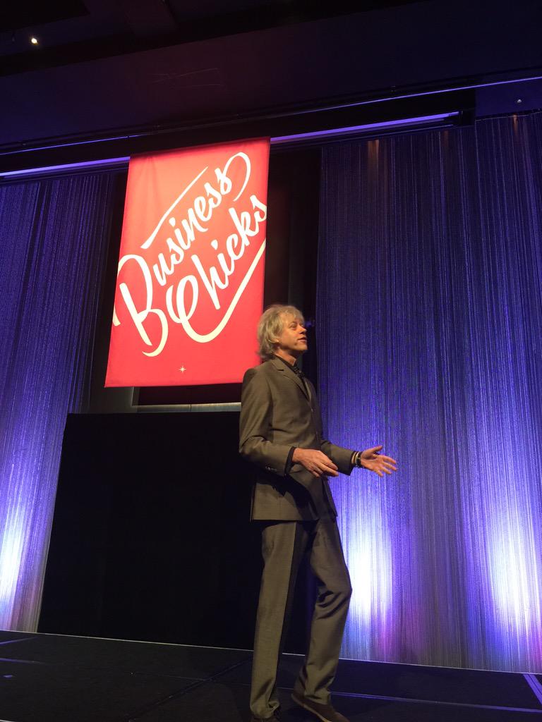Sir Bob Geldof in action!!  <a href="/businesschicks/">Business Chicks Au</a> @CBAWomenInFocus