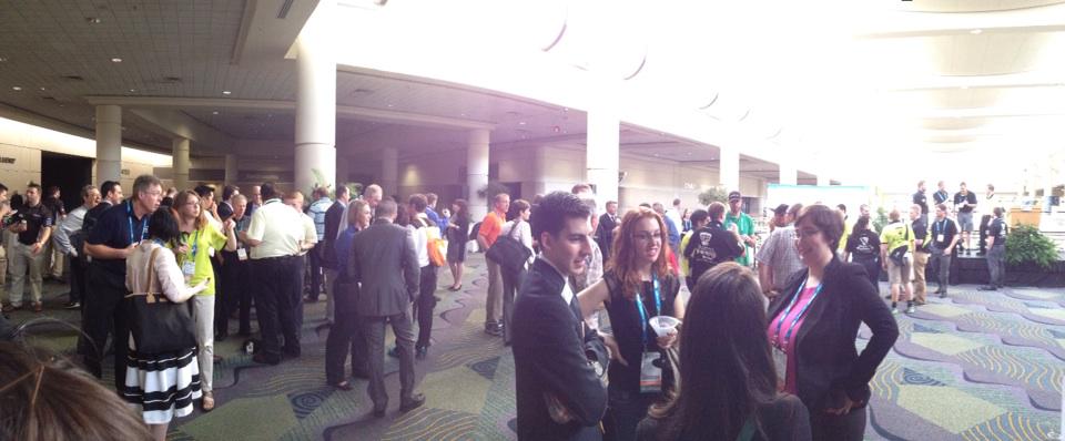 Young #plastics professionals at the #SPIFLiP reception! Great event! #NPE2015