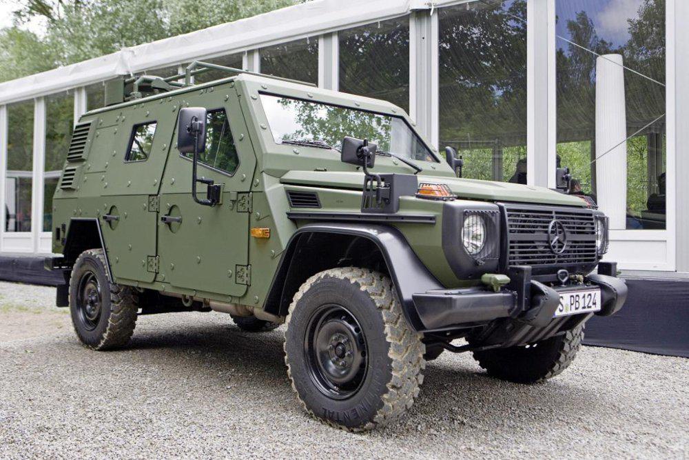 Mercedes G military version as used by the German Bundeswehr (Defense Forces) called "Enok"  a1le.bz/1C8C8Nw