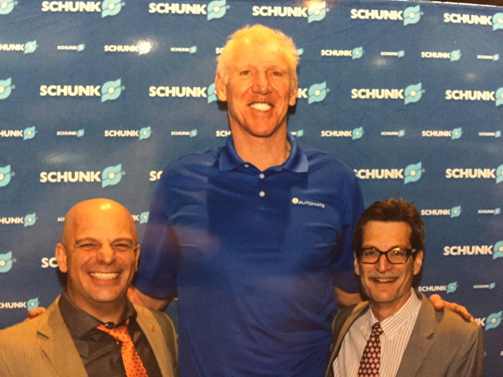 jeffburnstein's tweet image. Bill Walton and his two new point guards! #Automate2015