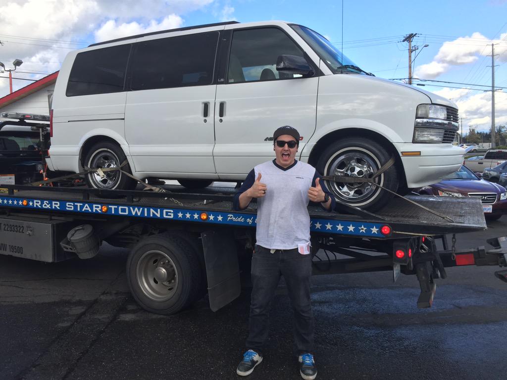 1800Project's tweet image. Say hello to Johnny form Bellingham! He purchased this AWD Astro van. Owner of #Boardworkstechshop check him out.