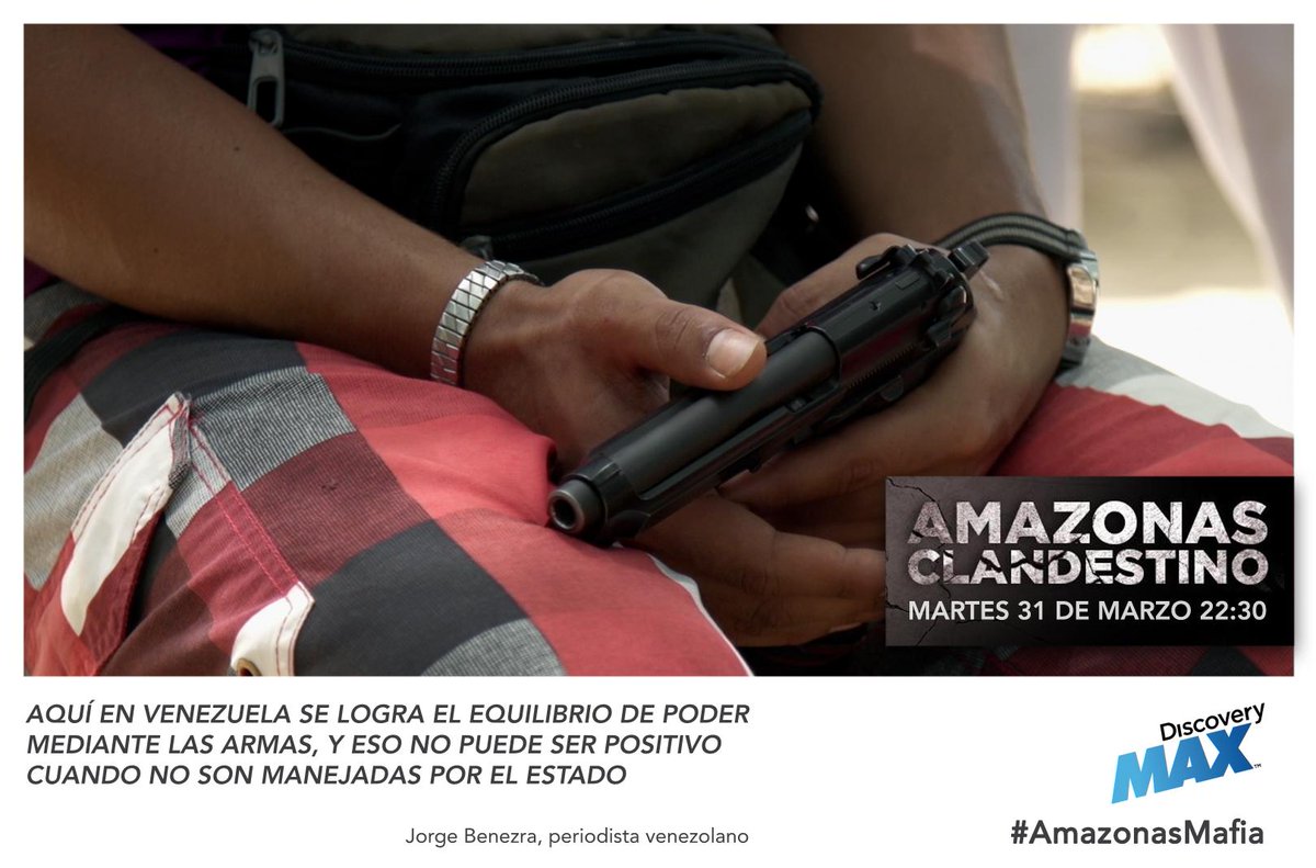 DavidBeriain's tweet photo. Próximo martes, VENEZUELA, #amazonasclandestino #AmazonasOro #AmazonasSelva #AmazonasCocaina @discoveryMAX 22:30 H. http://t.co/y0kRDCTPnM
