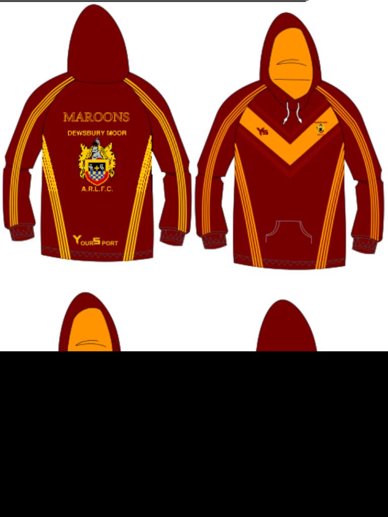 YourSportUK's tweet photo. New sublimated hoodies for @dewsburymoorARL
£30 adults £28 juniors Choose your design I'll make it only @YourSportUK http://t.co/Arsh7YWBoJ