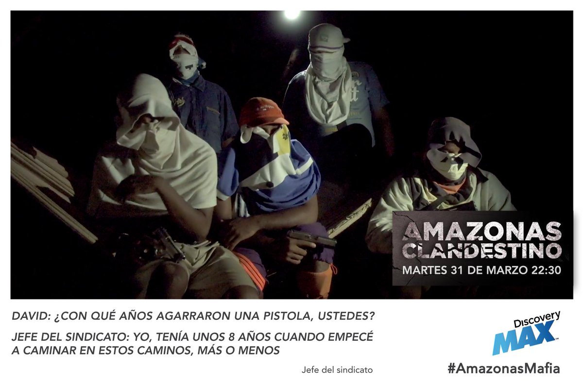 DavidBeriain's tweet photo. Próximo martes, VENEZUELA, #amazonasclandestino #AmazonasOro #AmazonasSelva #AmazonasCocaina @discoveryMAX 22:30 H. http://t.co/5lsDnzFd0r