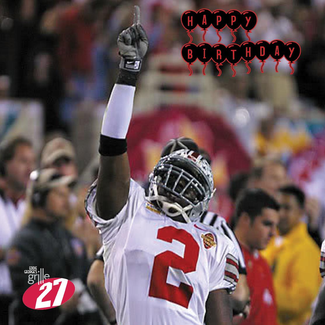 Grille27's tweet photo. Happy Birthday to home-town boy, Mike Doss! #Ohio #OhioLegends http://t.co/SVSqDRt7UU