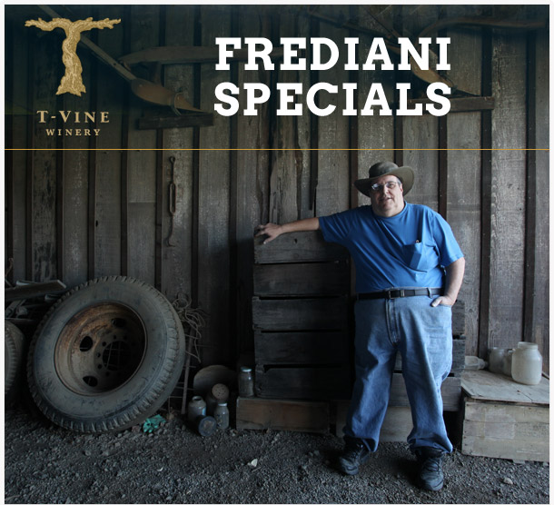 tvinewinery's tweet photo. Growers for a #century, the Fredianis are the feature of our special offering now till 4/3. http://t.co/kHf53ZTfgr http://t.co/morqJTBCxH