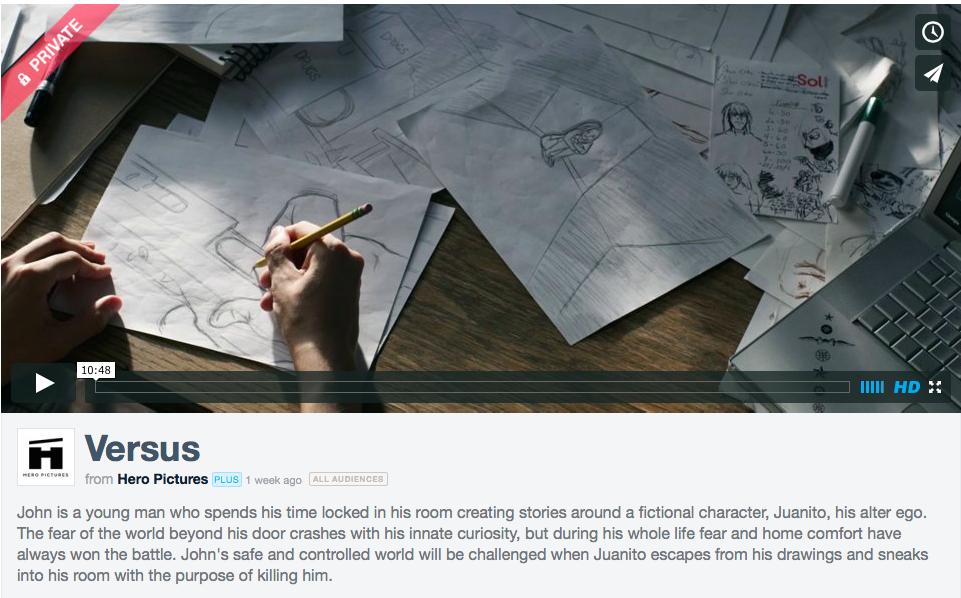 VersusTheFilm's tweet photo. Did you support us in our Indiegogo campaign? In less than 2h you will receive an email with a link to watch Versus!! http://t.co/oxf2BPsKc1