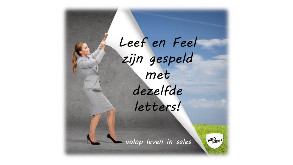 Leef en Feel zijn gespeld met dezelfde letters! #PleaseReTweet