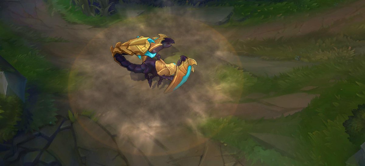 moobeat's tweet photo. Guardian of the Sands Skarner ability vfx #PBE http://t.co/pfTMTocDJE