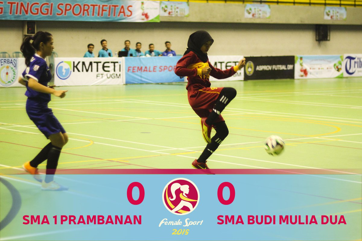 Cuplikan pertandingan sebelumnya, yaitu antara SMA 1 Prambanan (<a href="/satuprambanan/">SMA N 1 PRAMBANAN</a>) 0 - 0 SMA Budi Mulia (<a href="/SMAIntBMD/">SMA Budi Mulia Dua</a>)