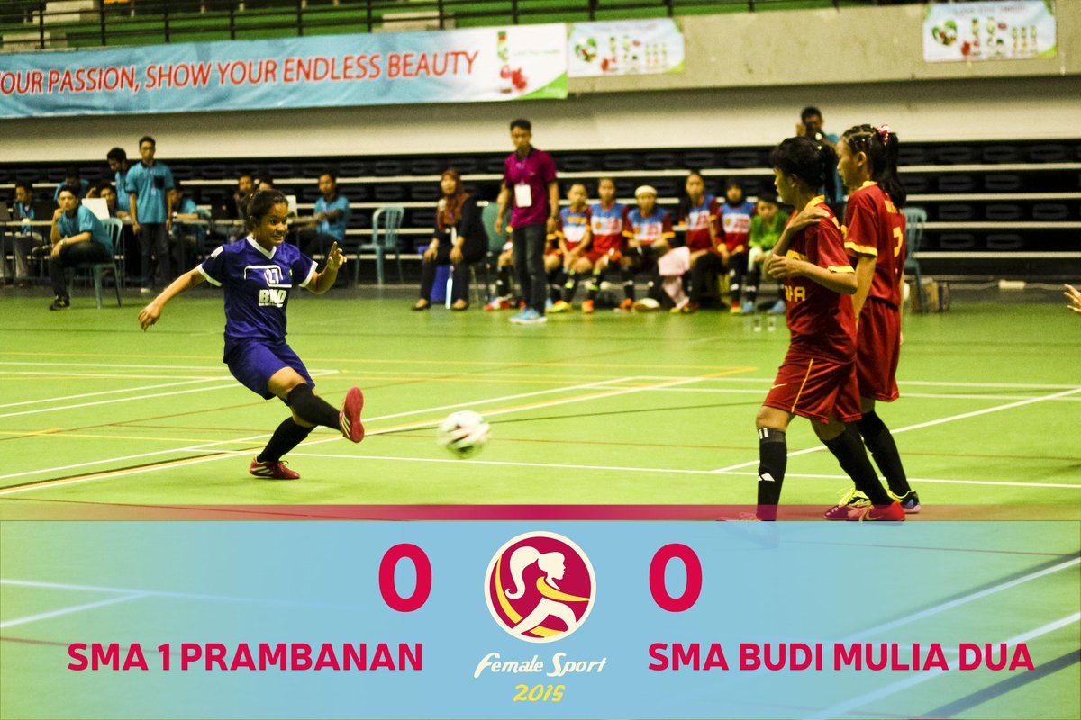 FemaleFest2018's tweet photo. Cuplikan pertandingan sebelumnya, yaitu antara SMA 1 Prambanan (@satuprambanan) 0 - 0 SMA Budi Mulia (@SMAIntBMD) http://t.co/FjLGVWloqC