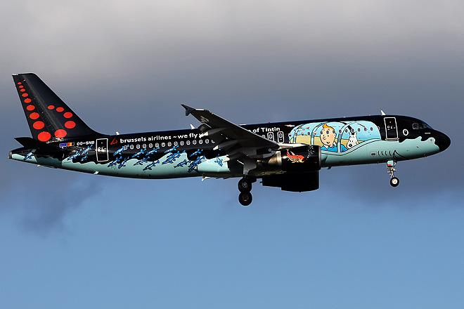 oltraveller's tweet photo. #Tintin #fans can now fly with #BrusselsAirlines in their #RedRackham inspired #AirbusA320 http://t.co/tM1FBTIJgC http://t.co/uqfUjNVNIl