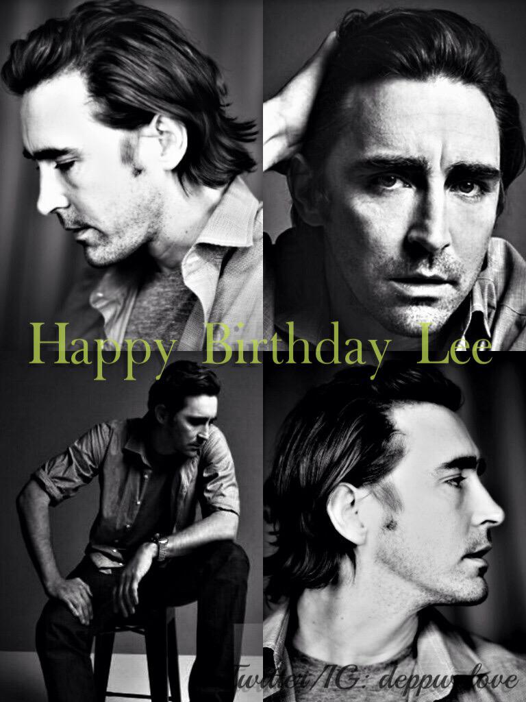 Happy Birthday to Lee Pace.. My favourite eyebrow king      