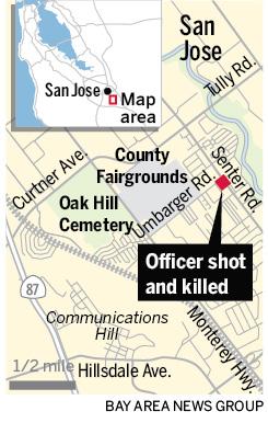 robertsalonga's tweet photo. City mourns, hunt still on for man who killed @SanJosePD cop: http://t.co/ZTNgFr3mcZ @katienelson210 @DavidEarlySr http://t.co/ybymruCiv7