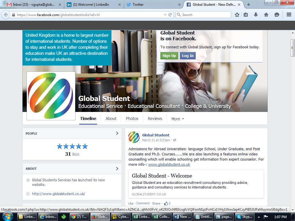 Facebook Profile-:
linkedin.com/company/global…