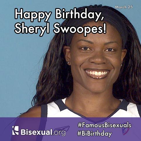 BiBirthday: Happy Birthday, Sheryl Swoopes! Learn more at  