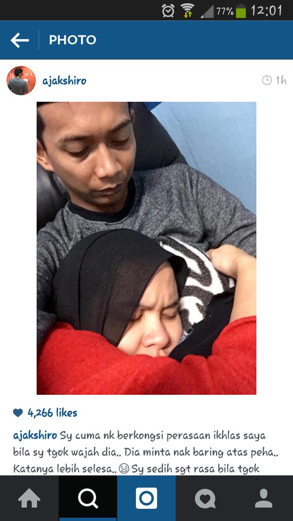 FarisScar's tweet photo. Hah mana yg cakap lelaki semua sama, tak hargai perempuan tu, tengok ni! Ajak obtained my respect. Betul bae material http://t.co/c8AlqjFuGs