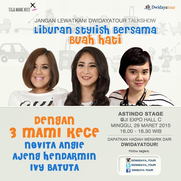 Hari Minggu ini kita bakal seru-seruan bareng <a href="/ivybatuta/">Ivy Batuta</a>, <a href="/ajenghendarmin/">ajeng hendarmin</a>, dan <a href="/novitaangie/">novita angie</a> di <a href="/AstindoFair/">Astindo Travel Fair 2019</a>! Woohoo!