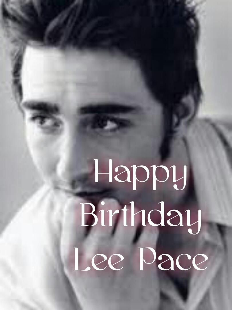  Happy Birthday Lee Pace wish all the best and :) 