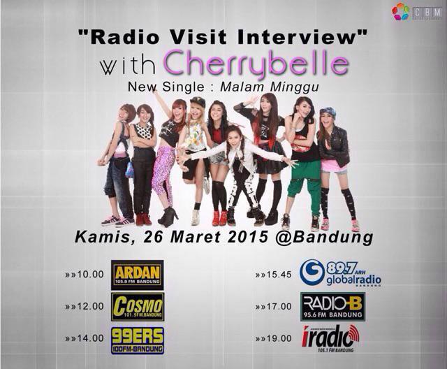 BESOK <a href="/SteffyChiBi/">Stefanny Margaretha</a> dkk bakal interview di 6 Radio Bandung, utk lebih jelasnya? Bisa diliat yg tertera difoto ini 😊