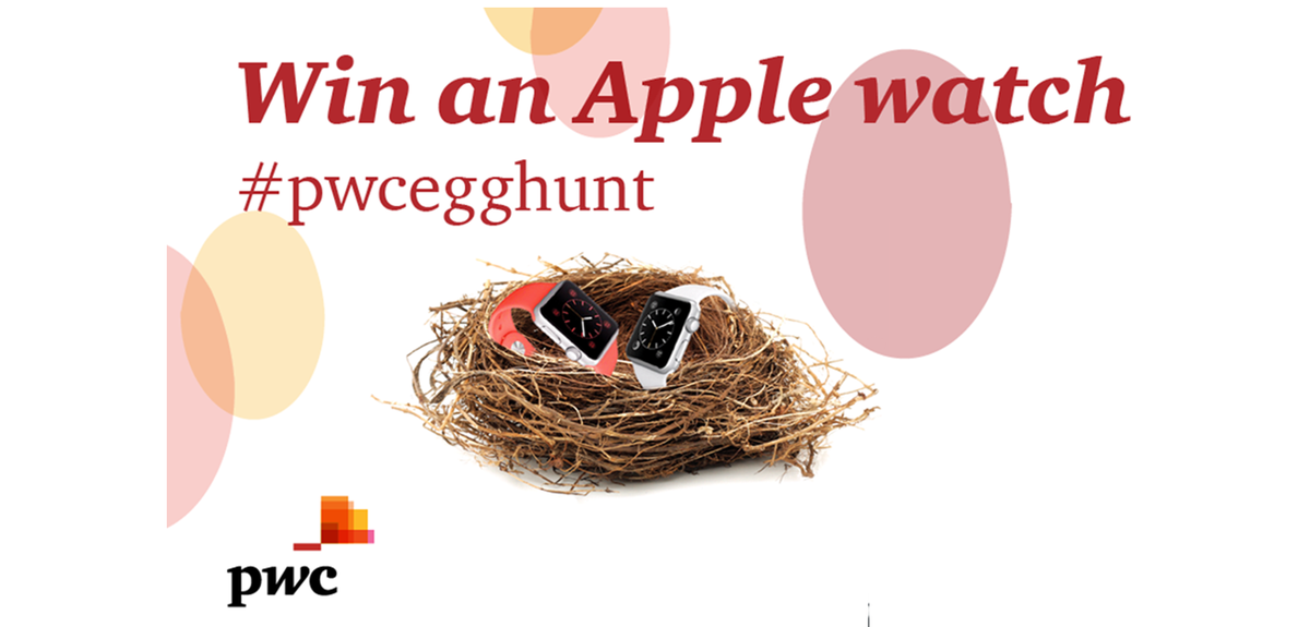 PwC_Luxembourg's tweet photo. Take part of #pwcegghunt [follow hashtag] Details: http://t.co/ahg4hYokaZ; 3°challenge at 10 am #ALFISpring15 #pwc http://t.co/aZFVeMqJYB