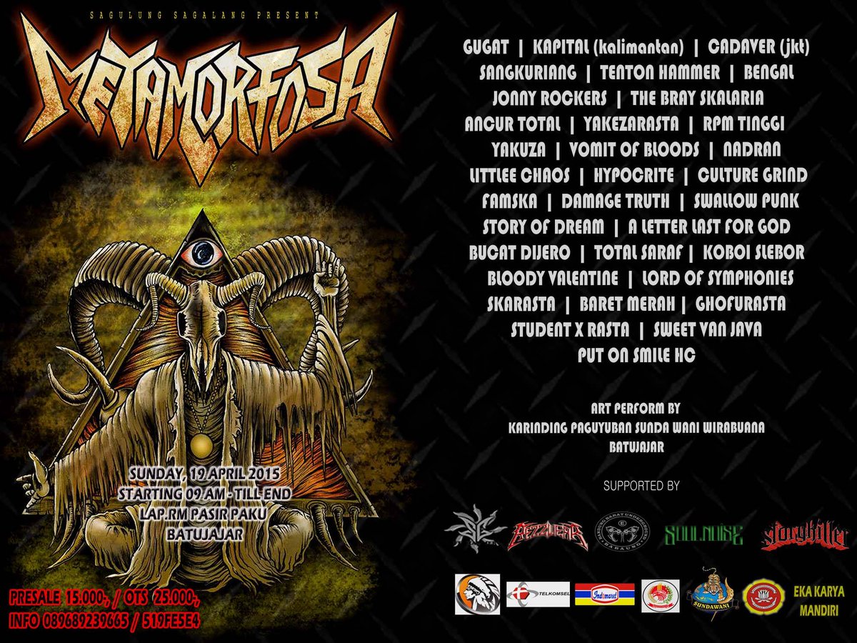 JR on * METAMORFOSA MMXV *Sunday 19/04 Lap.RM Pasirpaku(Batujajar-Bdg brt) [Starting 09AM-Till End] <a href="/Odelya_Official/">Odelya</a>