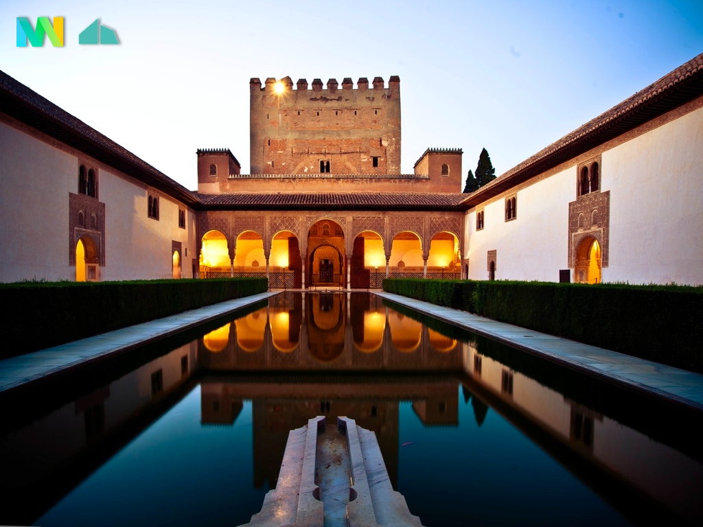 tiquetaki's tweet photo. “@alhambracultura: Agua,vegetación y cielo abierto introducen la naturaleza dentro d #PalacioComares #PatioArrayanes http://t.co/8khicW5xOn”