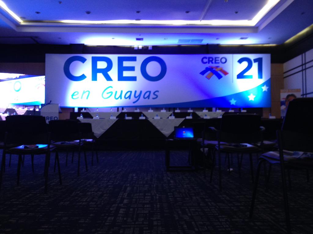 Seguimos creciendo, hoy desde el Centro de convenciones posesionaremos las directivas de Guayas #CreoenGuayas
