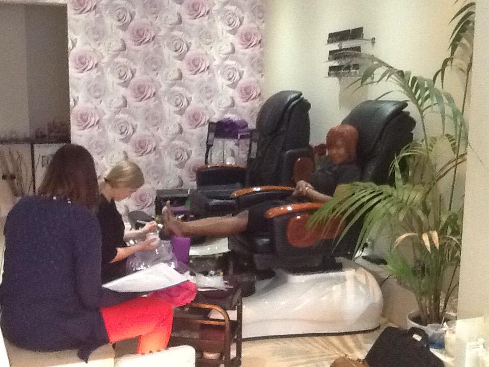 podicure's tweet photo. With @laura_podology at Tula Rose in London training the team on the wonderful Prendē Podicure http://t.co/HRyW671Ns0