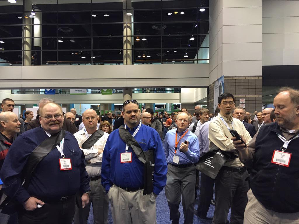 jeffburnstein's tweet image. Day three of #Automate2015 about to begin, get ready! Automateshow.com