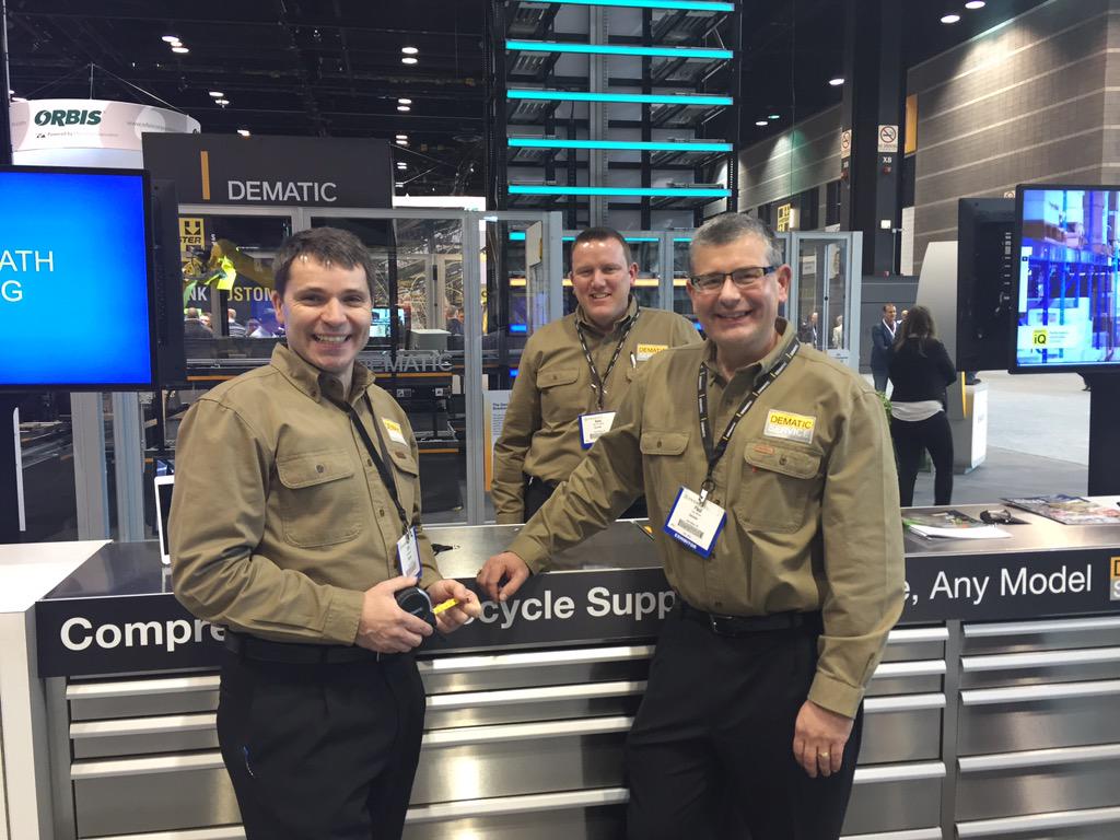 DematicAmericas's tweet image. Stop by during #ProMat2015 and meet our team! Booth #1203.