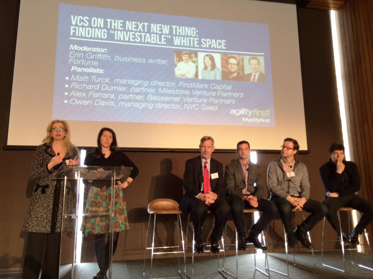 dwih_ny's tweet photo. Interesting panel @AgilityFirst: #VCs on the next best thing. Finding "investable" white spaces. #AgilityFirst http://t.co/USkT35S5km