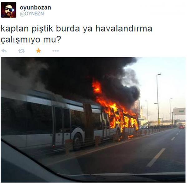 İstanbul'da ulaşım sorunu YANARAK bitti