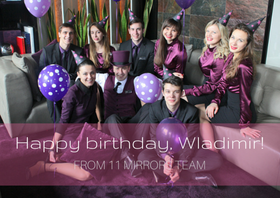 Happy birthday, Wladimir ! We wish you harmony in your excited life    